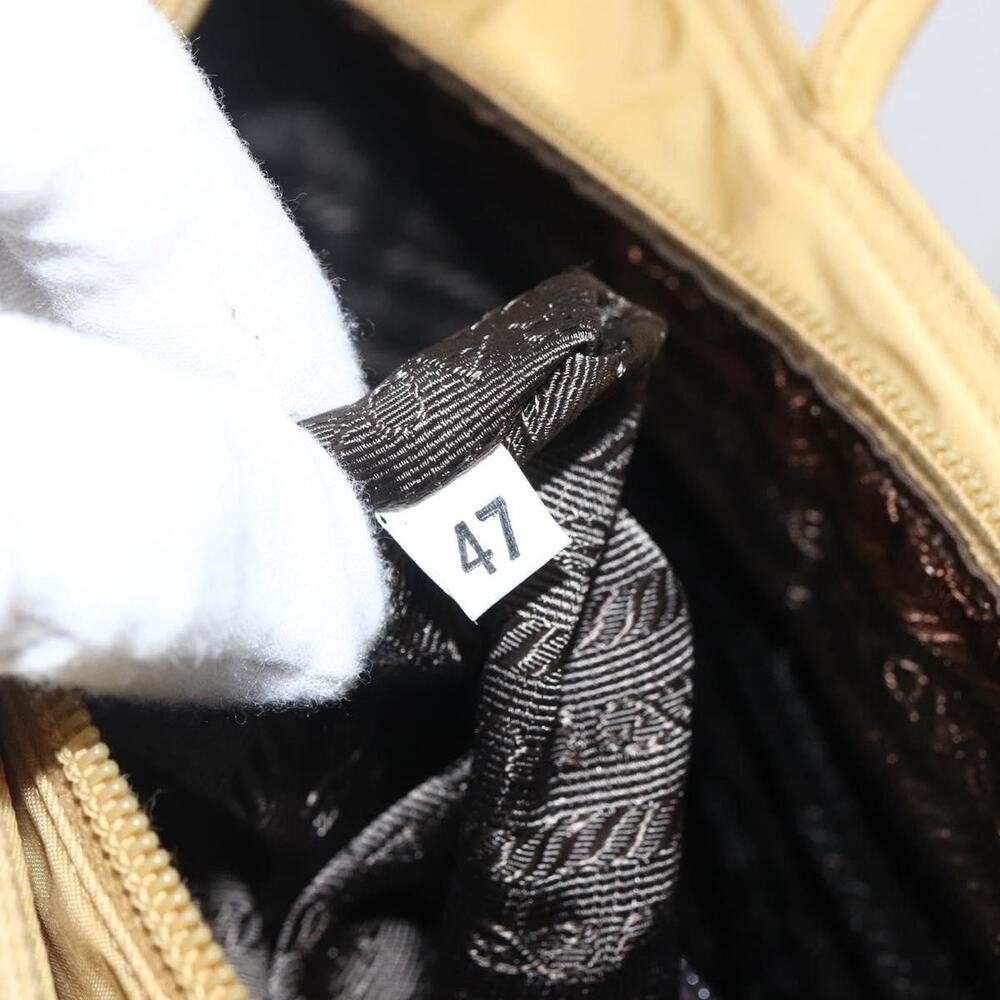 Prada Nylon Handbag Yellow - Picture 11 of 14